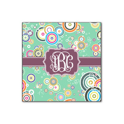 Colored Circles Wood Print - 12x12 (Personalized)