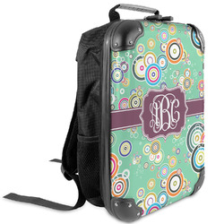 Colored Circles Kids Hard Shell Backpack (Personalized)