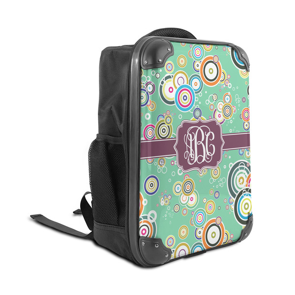 Colored Circles 15" Backpack - ANGLE VIEW