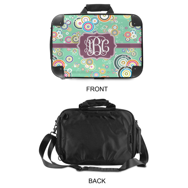 Colored Circles 15" Hard Shell Briefcase - APPROVAL
