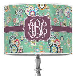Colored Circles Drum Lamp Shade (Personalized)
