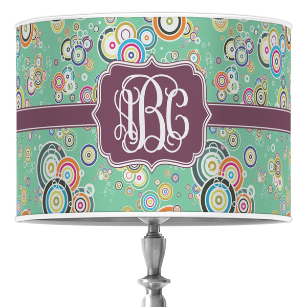 Custom Colored Circles Drum Lamp Shade (Personalized)