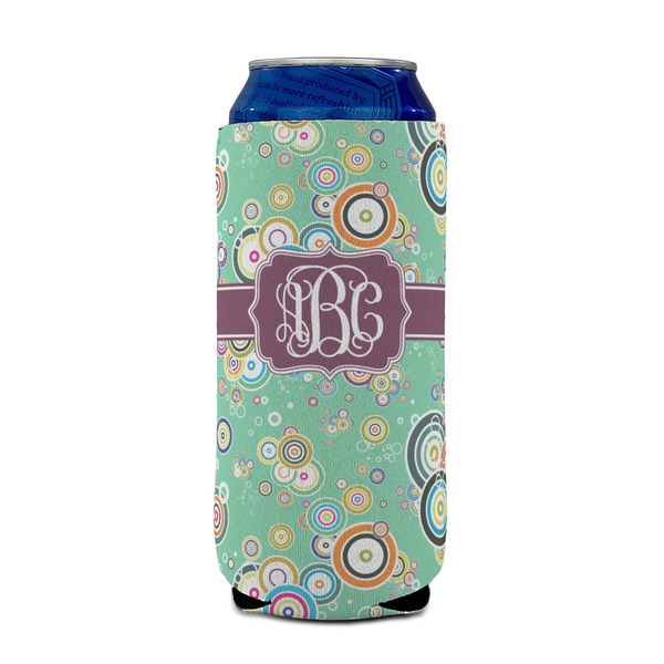Colored Circles 16oz Can Sleeve - FRONT (on can)