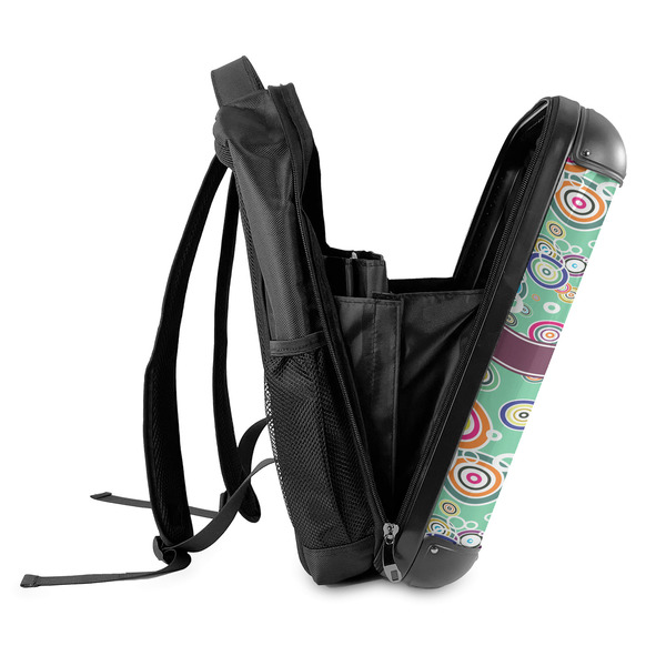 Colored Circles 18" Hard Shell Backpacks - SIDE OPEN