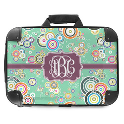 Colored Circles Hard Shell Briefcase - 18" (Personalized)