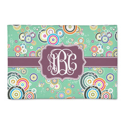 Colored Circles 2' x 3' Indoor Area Rug (Personalized)