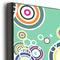 Colored Circles 20x24 Wood Print - Closeup