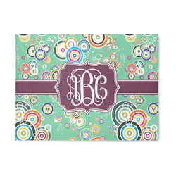 Colored Circles 5' x 7' Patio Rug (Personalized)