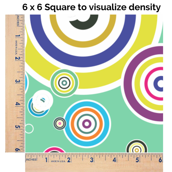 Colored Circles 6x6 Swatch of Fabric