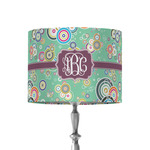 Colored Circles 8" Drum Lamp Shade - Fabric (Personalized)