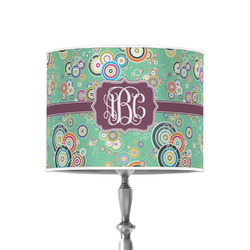 Colored Circles 8" Drum Lamp Shade - Poly-film (Personalized)