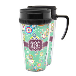 Colored Circles Acrylic Travel Mug (Personalized)