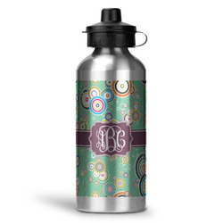 Colored Circles Water Bottle - Aluminum - 20 oz (Personalized)