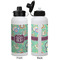 Colored Circles Aluminum Water Bottle - White APPROVAL