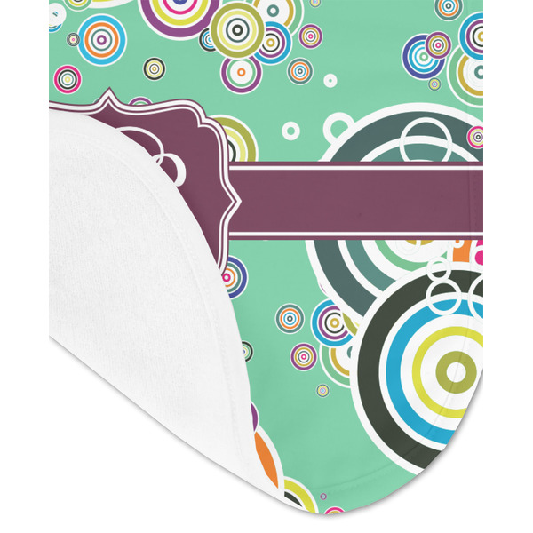 Colored Circles Baby Bib - AFT detail