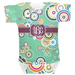 Colored Circles Baby Bodysuit 3-6 (Personalized)