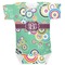 Colored Circles Baby Bodysuit 3-6