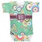 Colored Circles Baby Bodysuit 0-3 (Personalized)