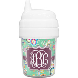 Colored Circles Baby Sippy Cup (Personalized)