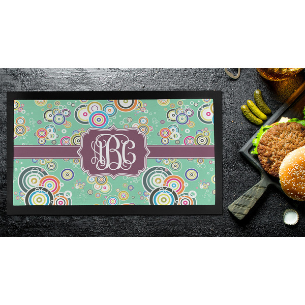 Colored Circles Bar Mat - Small - LIFESTYLE