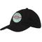 Colored Circles Baseball Cap - Black