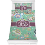 Colored Circles Comforter Set - Twin (Personalized)