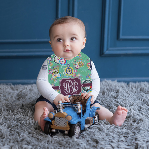 Colored Circles Bib Lifestyle Boy