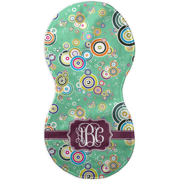 Colored Circles Burp Peanut Shaped Flat