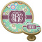 Colored Circles Cabinet Knob - Gold (Personalized)