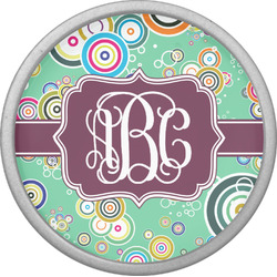 Colored Circles Cabinet Knob (Silver) (Personalized)