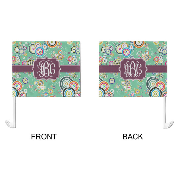 Colored Circles Car Flag - Large - APPROVAL