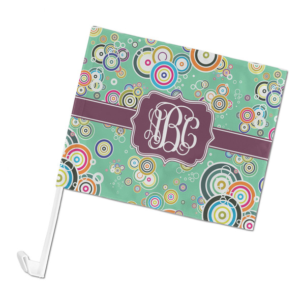 Custom Colored Circles Car Flag - Large (Personalized)