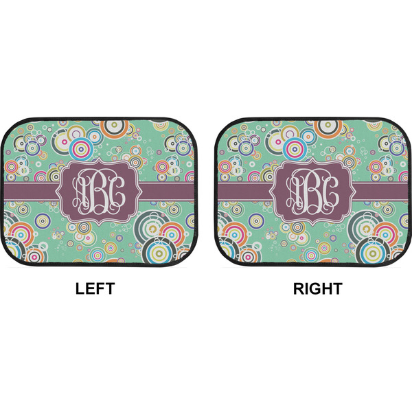 Colored Circles Car Floor Mats (Back Seat) (Approval)