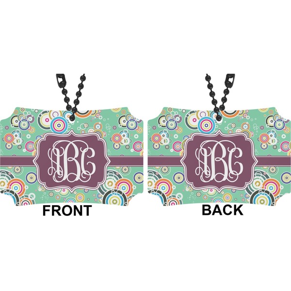 Colored Circles Car Ornament - Berlin (Approval)