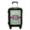 Colored Circles Carry On Hard Shell Suitcase - Front