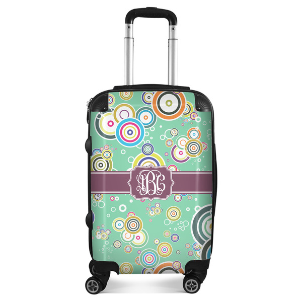 Custom Colored Circles Suitcase (Personalized)