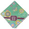 Colored Circles Cloth Napkins - Personalized Dinner (Folded Four Corners)