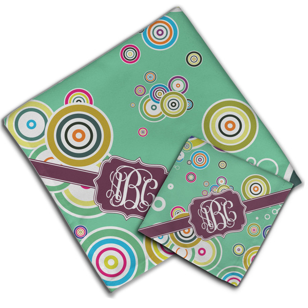 Colored Circles Cloth Napkins - Personalized Lunch & Dinner (PARENT MAIN)