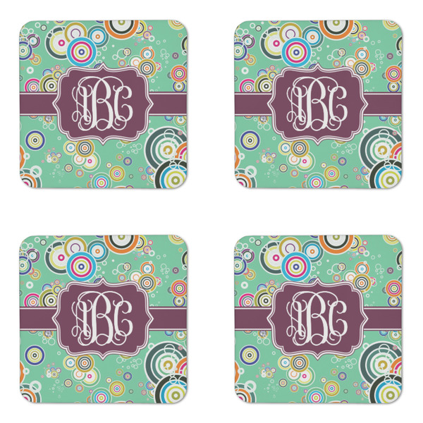 Colored Circles Coaster Set - APPROVAL