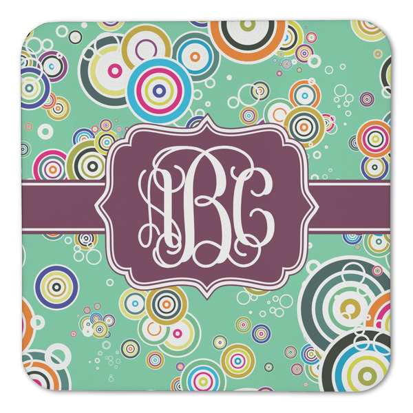 Colored Circles Coaster Set - FRONT (one)