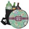 Colored Circles Collapsible Personalized Cooler & Seat