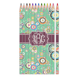 Colored Circles Colored Pencils (Personalized)