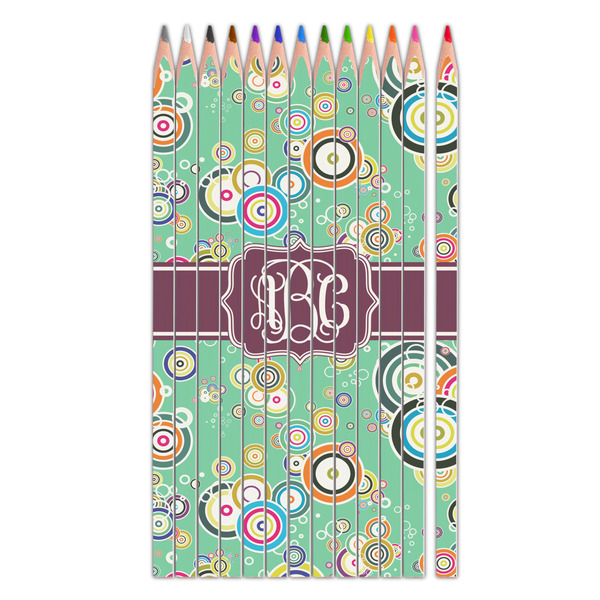 Custom Colored Circles Colored Pencils (Personalized)