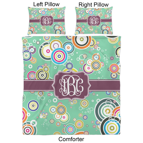 Colored Circles Comforter Set - Queen - Approval