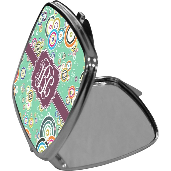 Colored Circles Compact Mirror (Side View)