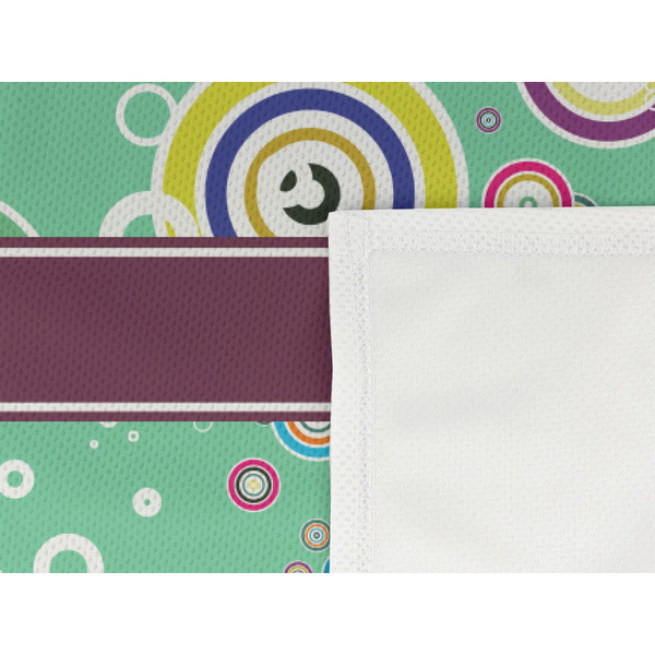 Colored Circles Cooling Towel- Detail