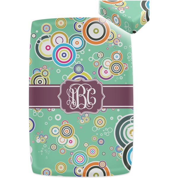 Colored Circles Crib Fitted Sheet - Apvl