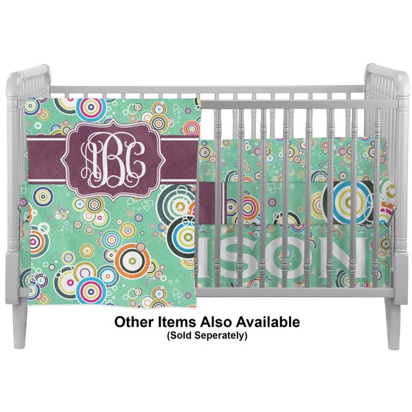 Colored Circles Crib - Profile Sold Seperately