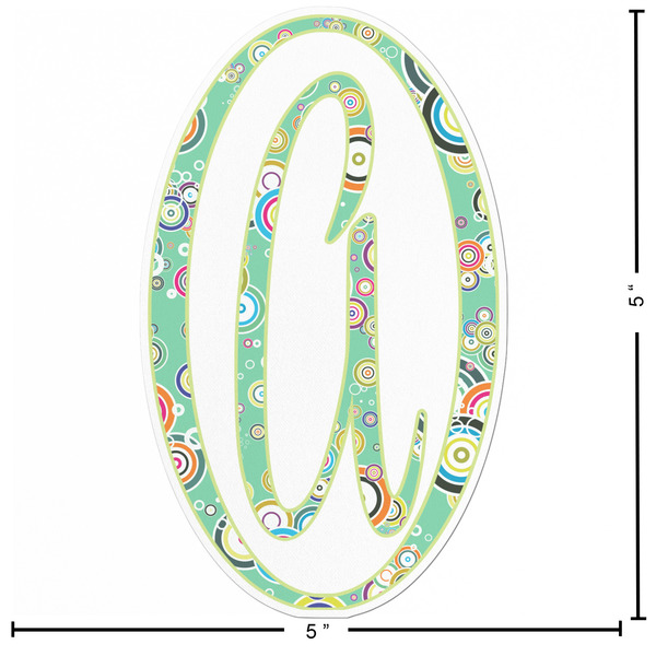 Colored Circles Custom Shape Iron On Patches - L - APPROVAL