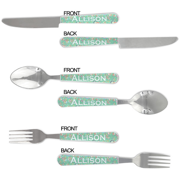 Colored Circles Cutlery Set - APPROVAL